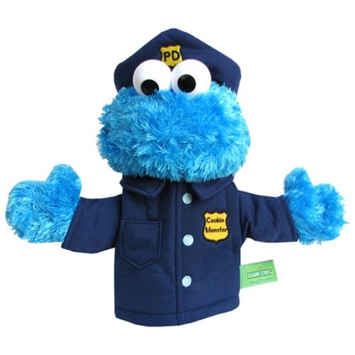 Sesame Street Cookie Monster Police Officer Puppet
